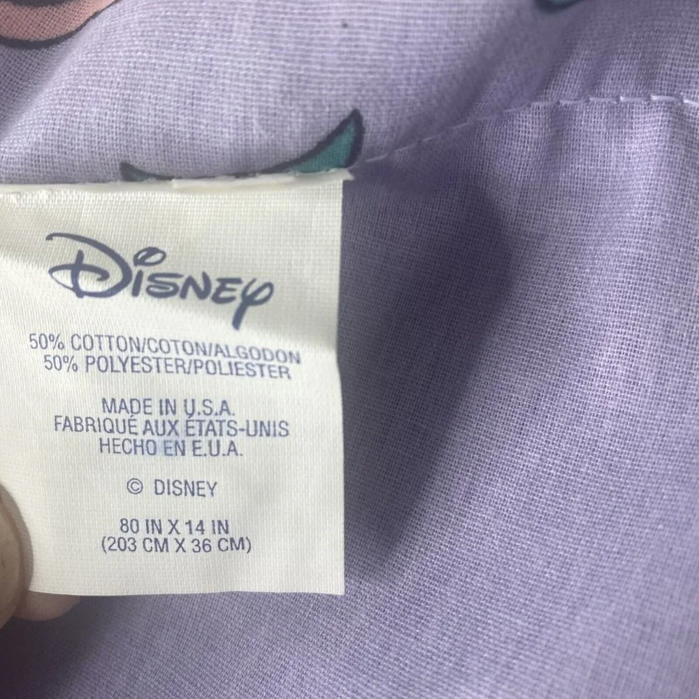 Vintage Disney Aladdin Jasmine Drapery Set Balloon Valance Purple